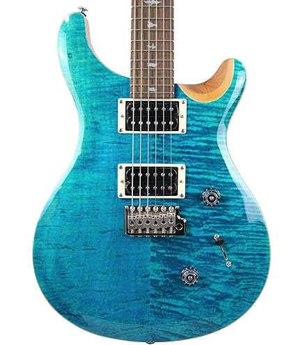 Amazon | SE Custom24 Quilt Turquoise | エレキギター | 楽器・音響機器